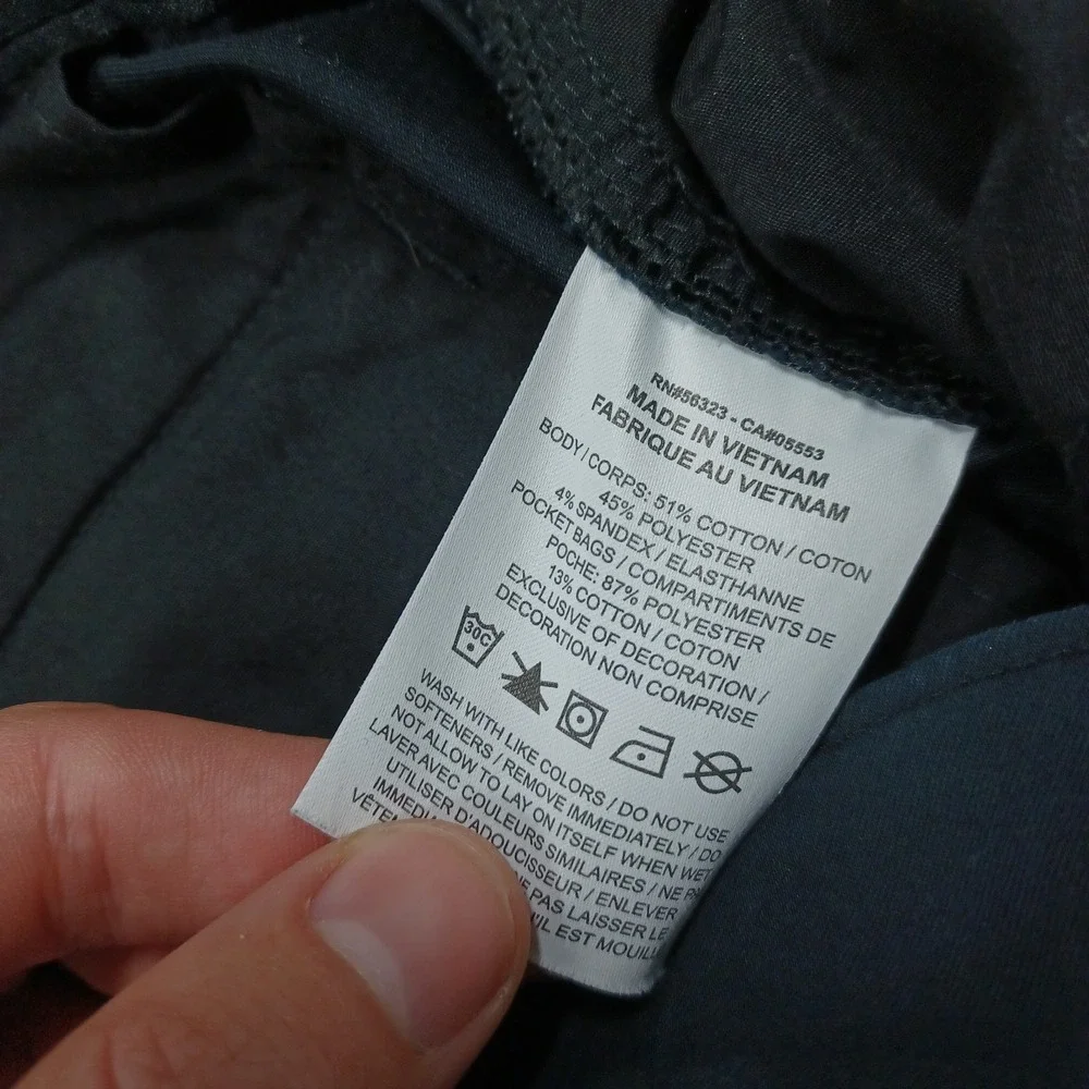 Nike‎ Shorts Mens 40 Black Golf Chino Pockets Preppy Casual